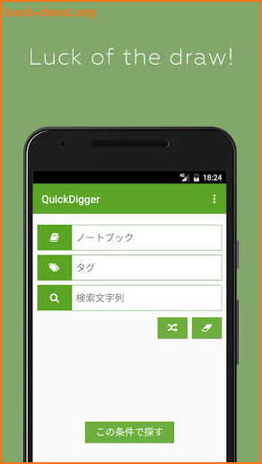 QuickDigger Extension screenshot