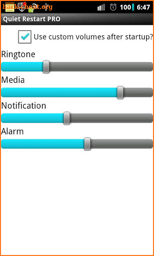 Quiet Restart PRO screenshot