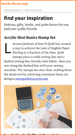 Quiltmaker Magazine screenshot