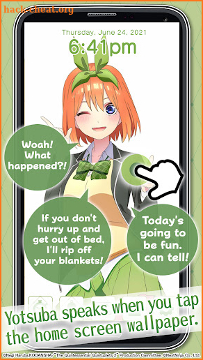 Quintuplets Alarm - Yotsuba screenshot