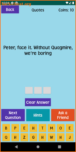 Quiz About Family Guy screenshot