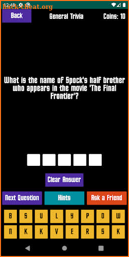 Quiz About Star Trek screenshot