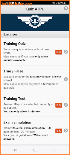 Quiz ATPL English screenshot