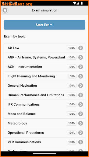 Quiz ATPL English screenshot