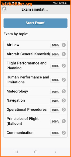 Quiz BPL HotAir English screenshot