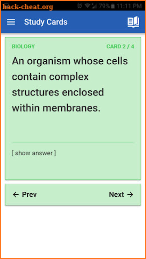 Quiz Cards: Study and Quiz Flashcards screenshot