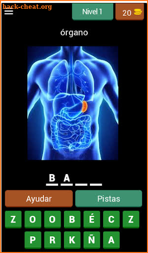 Quiz de Anatomía screenshot