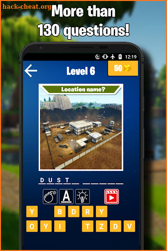 Quiz game for Fortnite screenshot