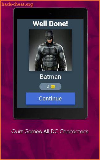 Quiz Games All DC Movie Characters screenshot