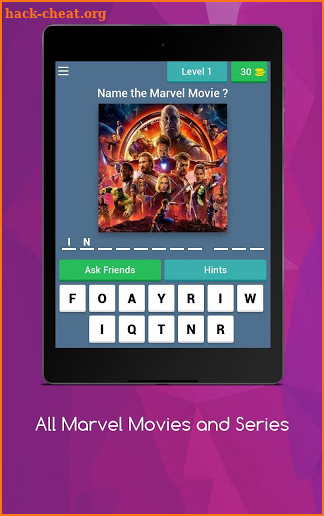 Quiz Games All Marvel Movies and Series screenshot