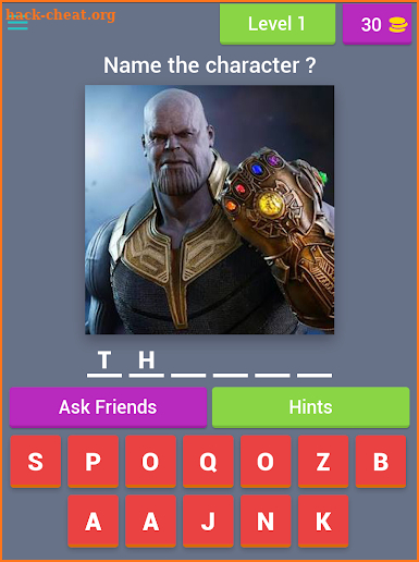 Quiz Games : Marvel characters screenshot