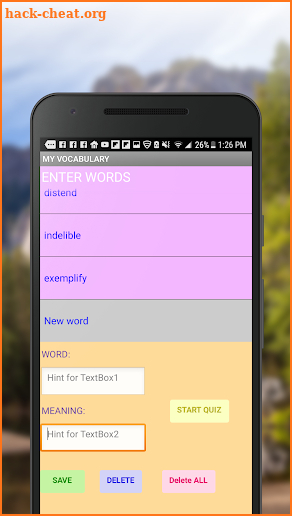 QUIZ GENERATOR screenshot