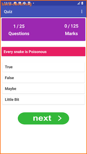 Quiz IQ screenshot