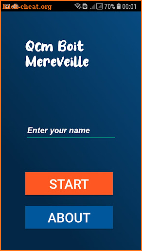 Quiz sur la boit à Merveilles screenshot