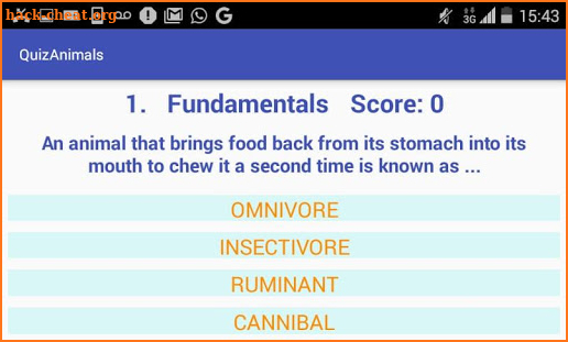 QuizAnimals screenshot