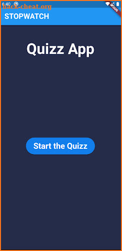 Quizapp screenshot