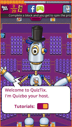 QuizTix Musicals Quiz Broadway Theatre Trivia Game screenshot