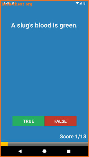 Quizzler screenshot