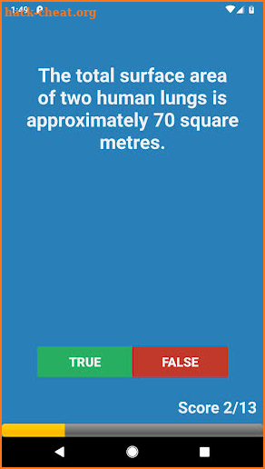 Quizzler screenshot