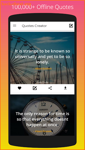 Quotes Creator - Offline Quotes screenshot