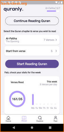 Quranly screenshot