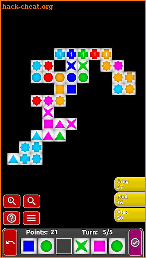 Quvirqle: tiles matching game screenshot