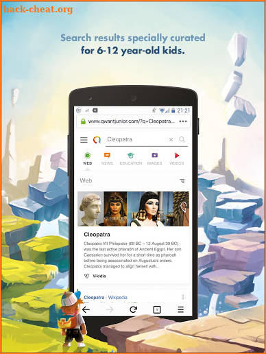 Qwant Junior screenshot