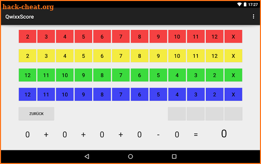 QwixxScore screenshot