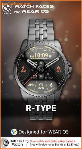 R-Type Watch Face screenshot