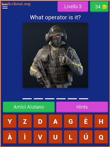 R6 Operator Quiz screenshot