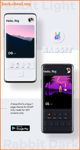 Rabbit KLWP Presets screenshot