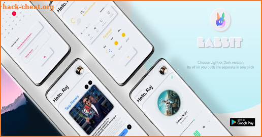 Rabbit KLWP Presets screenshot