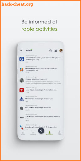 Rable: Social Investing & Portfolio Tracker screenshot