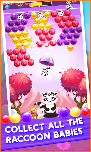 Raccoon Rescue: Bubble Shooter Saga screenshot