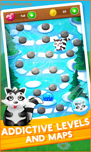 Raccoon Rescue: Bubble Shooter Saga screenshot