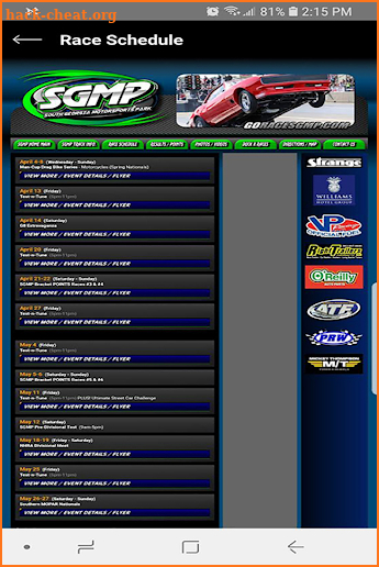 RaceOSWSGMP screenshot