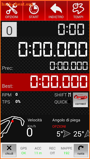 RaceTime - GPS lap timer FULL screenshot