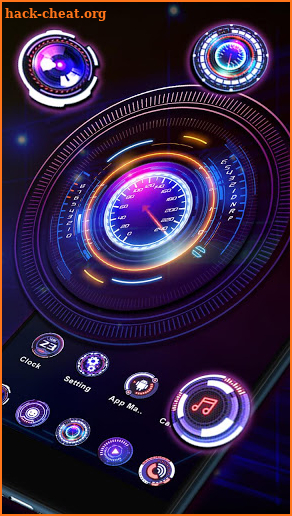 Racing Car Hologram Launcher Theme Live Wallpapers screenshot