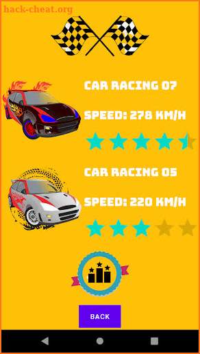 Racing car moto screenshot