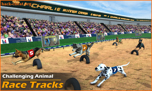 Racing Dog Simulator: Crazy Dog Racing Games screenshot