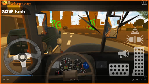 Racing in Bus screenshot