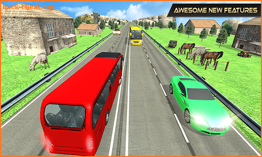 Racing in Coach - Bus Simulator screenshot