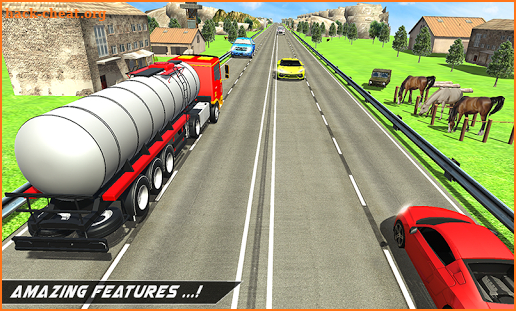 Racing In Truck screenshot