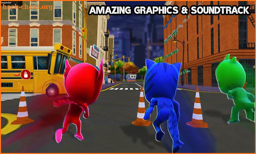 Racing Masks Hero City Runner screenshot