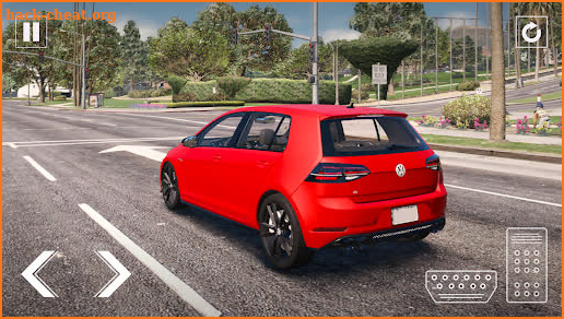 Racing Volkswagen Golf R Ride screenshot