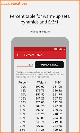 RackMath Barbell Plate Calculator screenshot