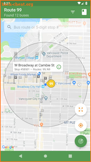 Radar for Metro Vancouver Buses screenshot
