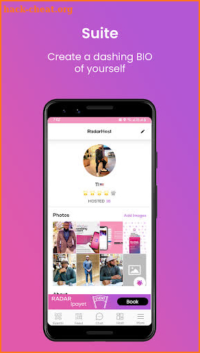 RadarHost - Events and Hosting screenshot
