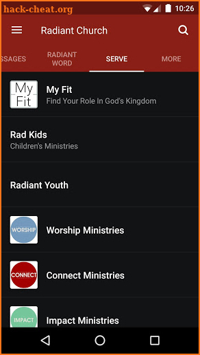Radiant Church screenshot