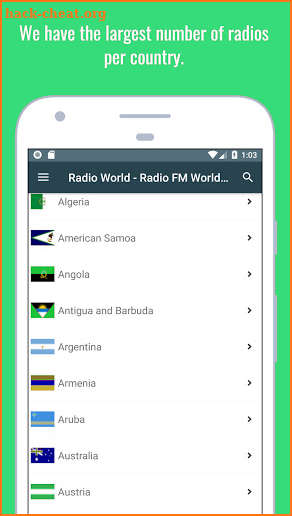 Radio and Music - Free Live FM Player for android! screenshot